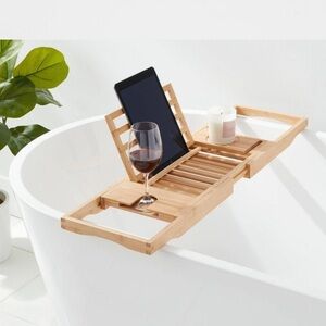 NEW Brighton. Bamboo Bath Caddy Tray